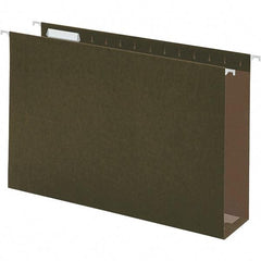 UNIVERSAL - 9-5/8 x 14-3/4", Legal, Standard Green, Hanging File Folder - 11 Point Stock, 1/3 Tab Cut Location - All Tool & Supply