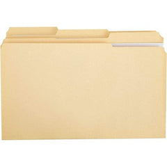 UNIVERSAL - 9-5/8 x 14-3/4", Legal, Manila, File Folders with Top Tab - 11 Point Stock, 1/3 Tab Cut Location - All Tool & Supply