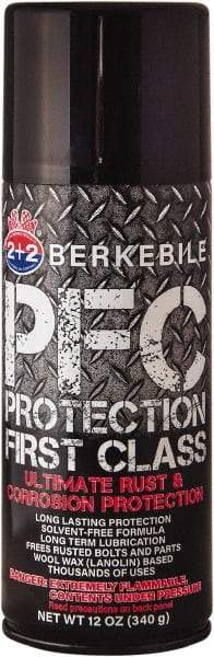 Berkebile - 12 oz Aerosol Can Automotive Multi-Use Lubricant - Mineral Oil, Zinc Oxide, Titanium Dioxide - All Tool & Supply