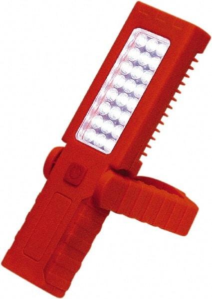 Grip-On - 4.5 Volt, 3 Watt, Cordless, LED Portable Handheld Work Light - 60 Lumens, Plastic - All Tool & Supply