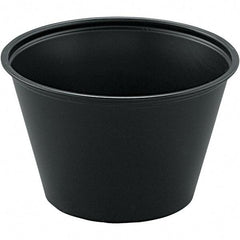 Solo - 4 oz Polystyrene Portion Cups - Black - All Tool & Supply