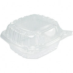 DART - 13-51/64 oz Hinged Clear Containers - Clear - All Tool & Supply