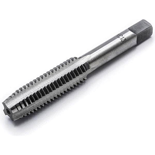 GEARWRENCH - M12x1.75 Plug Bright Carbon Steel 4-Flute Straight Flute Hand Tap - Exact Industrial Supply