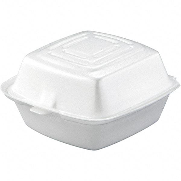 DART - 5-1/2 x 5-3/8 x 2-7/8" Foam Carryout Food Container - White - All Tool & Supply