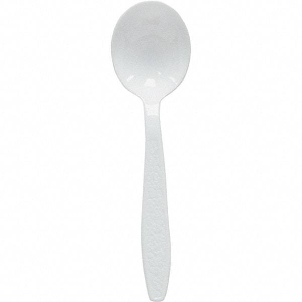 Solo - Heavyweight Polystyrene Soup Spoons - White - All Tool & Supply