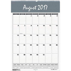 House of Doolittle - 12 Sheet, 12 x 17", Wall Calendar - Blue & Gray - All Tool & Supply