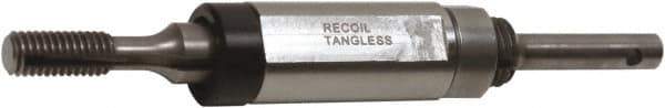 Recoil - M8x1.25 Thread Size, Metric Coarse Mandrel Thread Insert Power Installation Tools - Tangless Compatible - Exact Industrial Supply