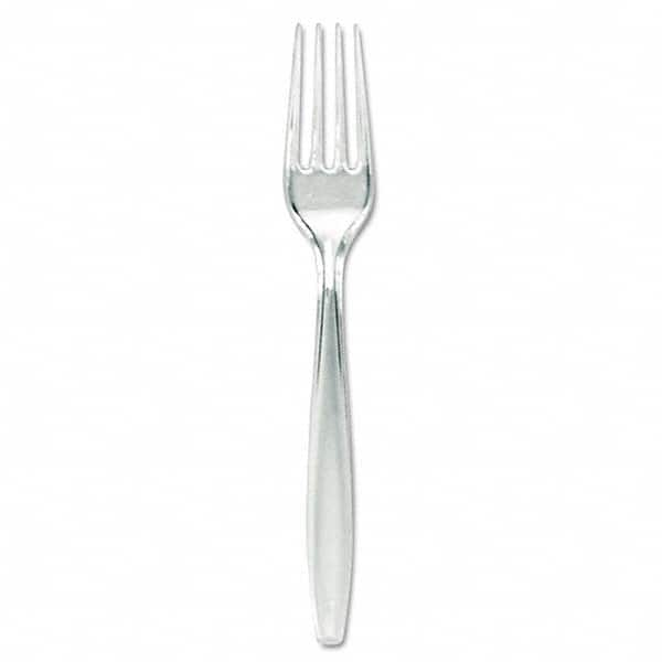 Dixie - Plastic Cutlery, Forks, Heavyweight, Clear - All Tool & Supply