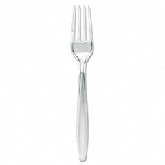 Dixie - Plastic Cutlery, Forks, Heavyweight, Clear - All Tool & Supply