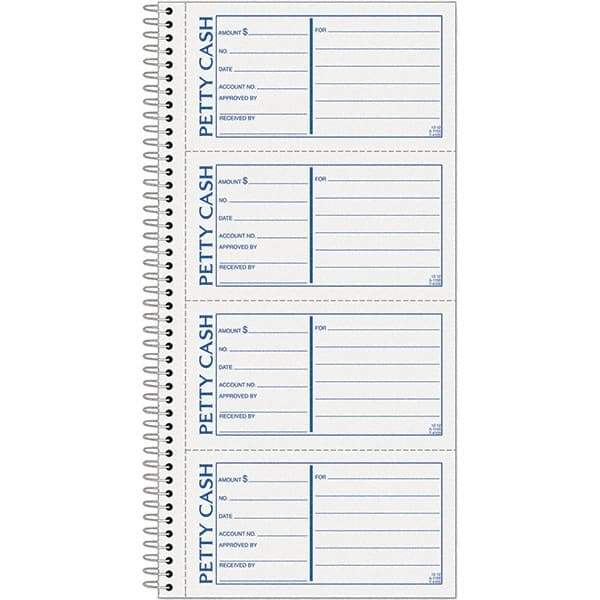 TOPS - 200 Sheet, 5-1/2 x 11", Receipt Book - Pink & White - All Tool & Supply