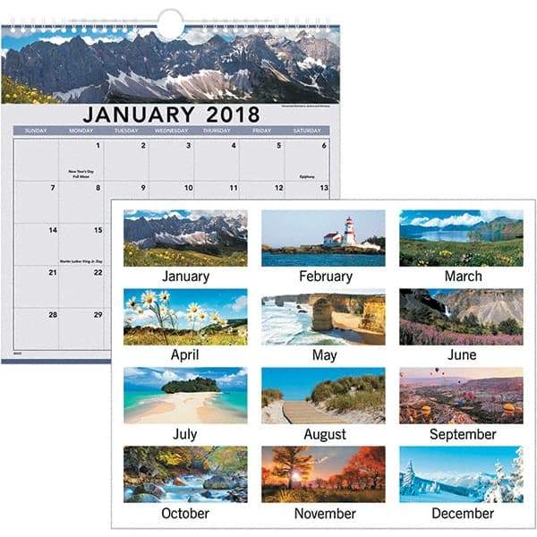 AT-A-GLANCE - 12 Sheet, 12 x 12", Wall Calendar - All Tool & Supply