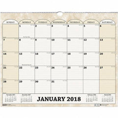 House of Doolittle - 12 Sheet, 14-7/8 x 12", Wall Calendar - All Tool & Supply