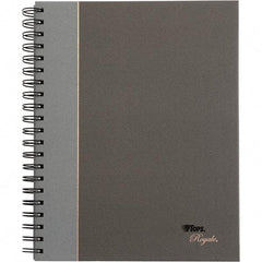 TOPS - 96 Sheet, 10-1/2 x 8", Legal/Wide (Style) Business Notebook - Black & Gray - All Tool & Supply