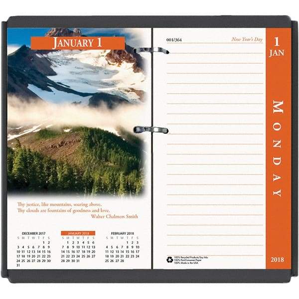 House of Doolittle - 365 Sheet, 3-1/2 x 6", Desk Calendar Refill - Nature - All Tool & Supply