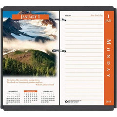 House of Doolittle - 365 Sheet, 3-1/2 x 6", Desk Calendar Refill - Nature - All Tool & Supply