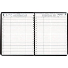 House of Doolittle - 365 Sheet, 8 x 11", Group Daily Appointment Book - Black - All Tool & Supply