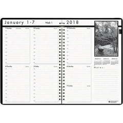 House of Doolittle - 104 Sheet, 8-1/2 x 11", Weekly Planner - Black - All Tool & Supply