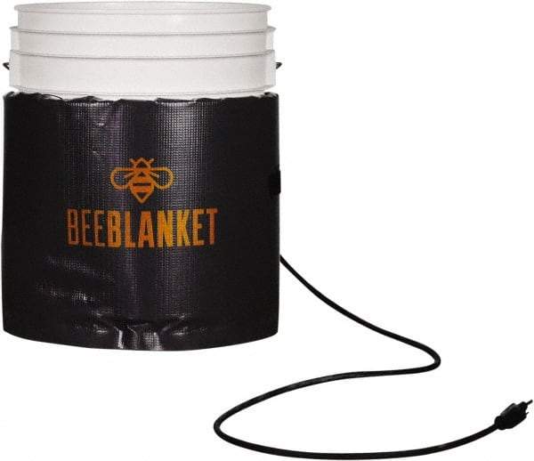 Powerblanket - 1" Long x 11" Wide, Flat, Plastic/Aluminum, Pail Heater - 240 VAC, Flat Back - All Tool & Supply