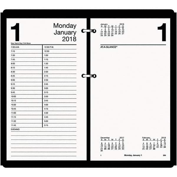 AT-A-GLANCE - 730 Sheet, 4-1/2 x 8", Calendar Refill - White - All Tool & Supply