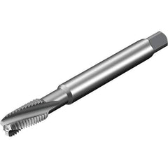 Sandvik Coromant - 3 Flute 6HX Spiral Flute Tap - Powdered Metal High Speed Steel, AlCrN Finish - All Tool & Supply