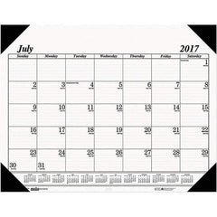 House of Doolittle - 14 Sheet, 22 x 17", Desk Pad Calendar - White - All Tool & Supply