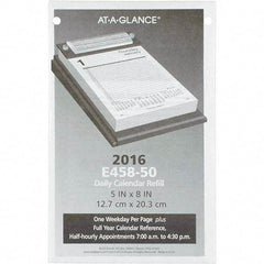 AT-A-GLANCE - 312 Sheet, 5 x 8", Calendar Refill - White - All Tool & Supply