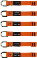 Ergodyne - 4-1/2" Tool Tether - Sealing Tape Connection, 5" Extended Length, Orange - All Tool & Supply