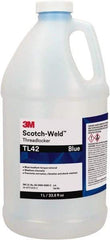 3M - 1 L, Blue, Medium Strength Liquid Threadlocker - Series TL42, 24 hr Full Cure Time - All Tool & Supply