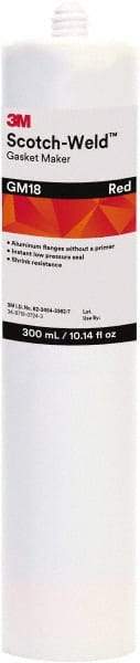 3M - 10.58 oz Cartridge Red Dimethacrylate Ester Anaerobic Gasket Marker - 65 to 300°F Operating Temp, 24 hr Full Cure Time - All Tool & Supply