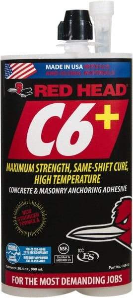 Red Head - Anchoring Adhesives Adhesive Material: Epoxy Volume (fl. oz.): 30.00 - All Tool & Supply