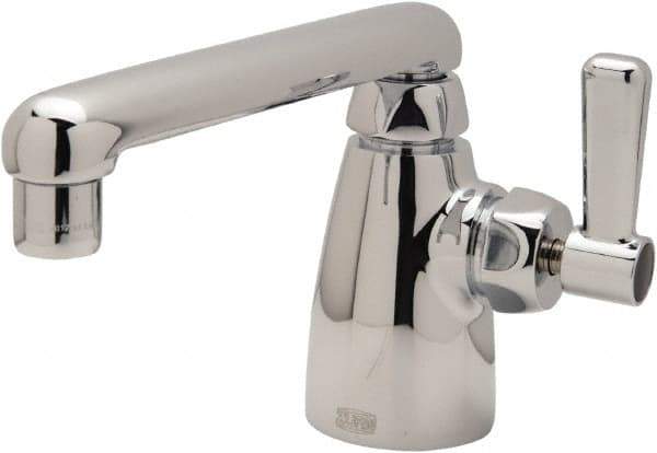 Zurn - Swing Spout/Nozzle, Two Handle, Chrome Plated Single Hole Mount, Laboratory Faucet - Lever Handle - All Tool & Supply