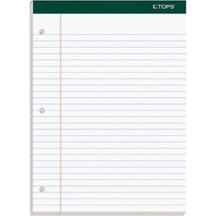 TOPS - 100 Sheet, 8-1/2 x 11-3/4", Legal/Wide (Style) Writing Pad - White - All Tool & Supply