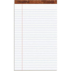 TOPS - 50 Sheet, 8-1/2 x 14", Legal/Wide (Style) Legal Pad - White - All Tool & Supply