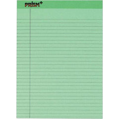 TOPS - 50 Sheet, 8-1/2 x 11-3/4", Legal/Wide (Style) Legal Pad - Pastel Green - All Tool & Supply