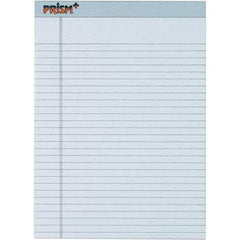 TOPS - 50 Sheet, 8-1/2 x 11-3/4", Legal/Wide (Style) Legal Pad - Pastel Gray - All Tool & Supply