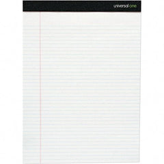 Universal One - 50 Sheet, 8-1/2 x 11-3/4", Legal/Wide (Style) Writing Pad - White - All Tool & Supply