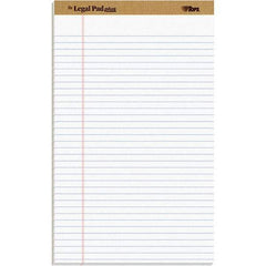 TOPS - 50 Sheet, 8-1/2 x 14", Legal/Wide (Style) Legal Pad - White - All Tool & Supply