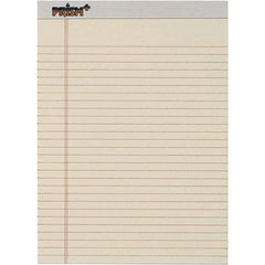 TOPS - 50 Sheet, 8-1/2 x 11-3/4", Legal/Wide (Style) Legal Pad - Pastel Ivory - All Tool & Supply