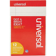 UNIVERSAL - 50 Sheet, 5 x 8", Narrow Note Pad - Gray - All Tool & Supply