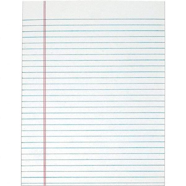 TOPS - 50 Sheet, 8-1/2 x 11", Legal/Wide (Style) Legal Pad - White - All Tool & Supply