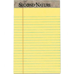 TOPS - 50 Sheet, 5 x 8", Narrow Writing Pad - Canary - All Tool & Supply