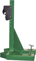 Valley Craft - 1,000 Lb Load Capacity, 30, 55 & 85 Gal Forklift Drum Handler - Steel Wheels - All Tool & Supply