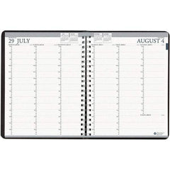 House of Doolittle - 112 Sheet, 8-1/2 x 11", Weekly Planner - Black - All Tool & Supply