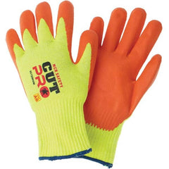 MCR Safety - Size M, ANSI Cut Lvl A6, Puncture Lvl 4, Abrasion Lvl 6, Nitrile Coated Synthetic Cut Resistant Gloves - All Tool & Supply