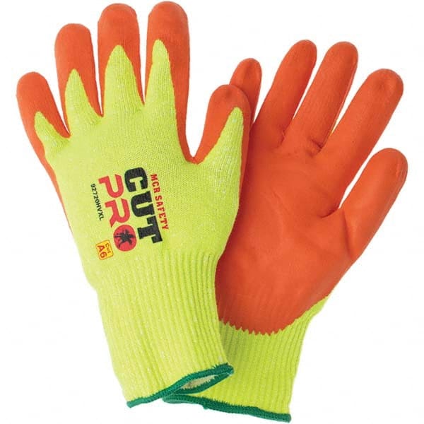 MCR Safety - Size XL, ANSI Cut Lvl A6, Puncture Lvl 4, Abrasion Lvl 6, Nitrile Coated Synthetic Cut Resistant Gloves - All Tool & Supply