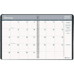 House of Doolittle - 32 Sheet, 6-7/8 x 8-3/4", Monthly Planner - Black - All Tool & Supply