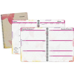 AT-A-GLANCE - 128 Sheet, 8-1/2 x 11", Weekly/Monthly Planner - Watercolors - All Tool & Supply