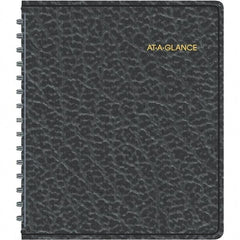 AT-A-GLANCE - 104 Sheet, 6-7/8 x 8-3/4", Weekly Appointment Book - Black - All Tool & Supply