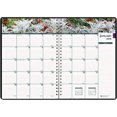 House of Doolittle - 128 Sheet, 7 x 10", Weekly/Monthly Planner - Black - All Tool & Supply