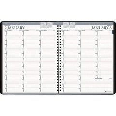 House of Doolittle - 224 Sheet, 8-1/2 x 11", Weekly Planner - Black - All Tool & Supply